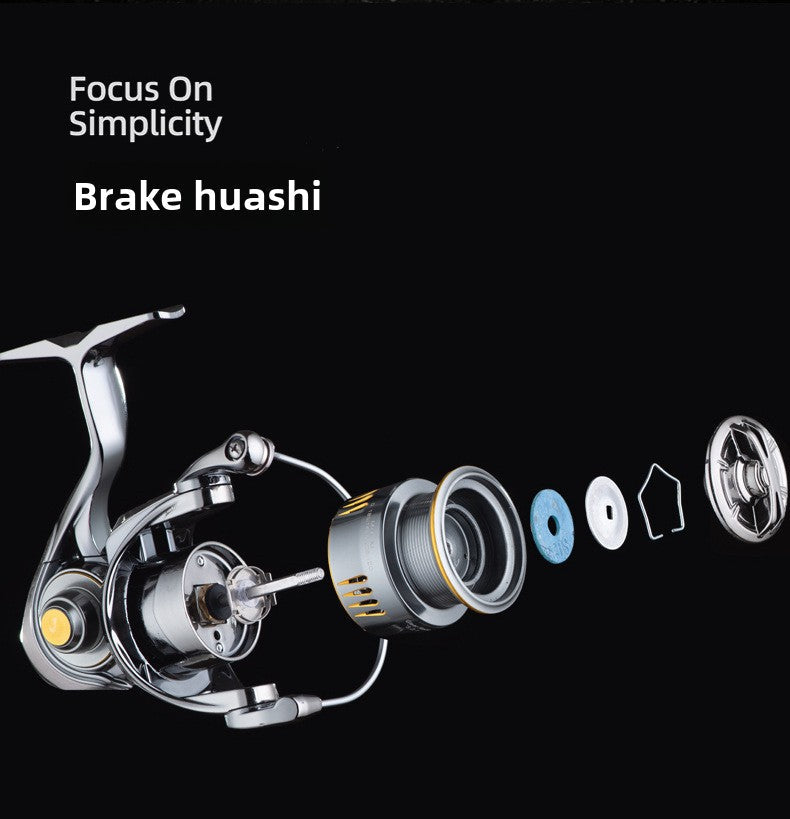 Luremyth 164g Carbon Fiber Lure Spinning Reel – Lightweight, Shallow Spool, Long Cast, Screw-In Design